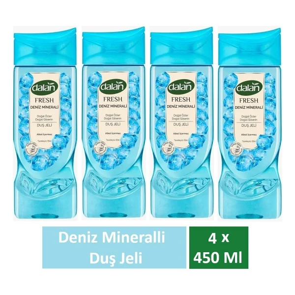 Dalan Duş Jeli Botanıca Orkide Özlü 450 Ml X 4 Adet - Görsel 6