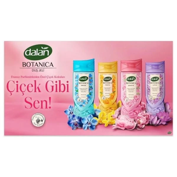 Dalan Duş Jeli Botanıca Orkide Özlü 450 Ml X 4 Adet - Görsel 3