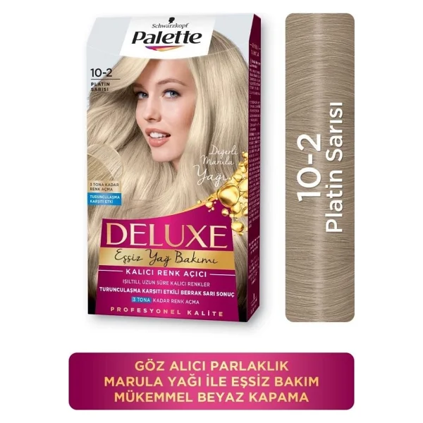 Palette Deluxe 10.2 Platin Sarısı Saç Boyası - Görsel 9