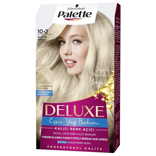 Palette Deluxe 10.2 Platin Sarısı Saç Boyası - Görsel 2