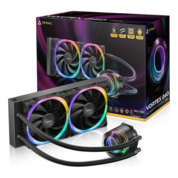 Antec Vortex 240 ARGB İşlemci Sıvı Soğutucu - Görsel 6