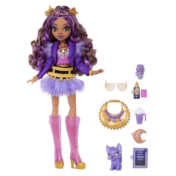 Monster High Ana Karakter Bebekler Clawdeen Kurt HPD53-JHK30 - Görsel 3