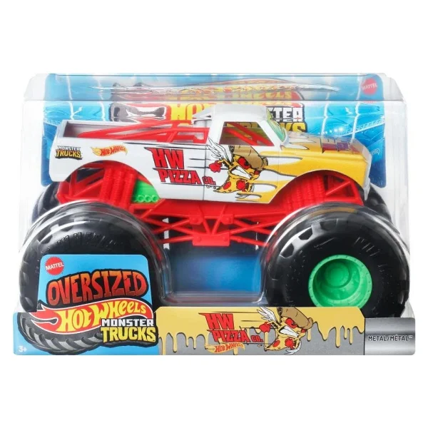 Hot Wheels Monster Trucks 1:24 HW Pizza Co FYJ83-JKP85 - Görsel 2