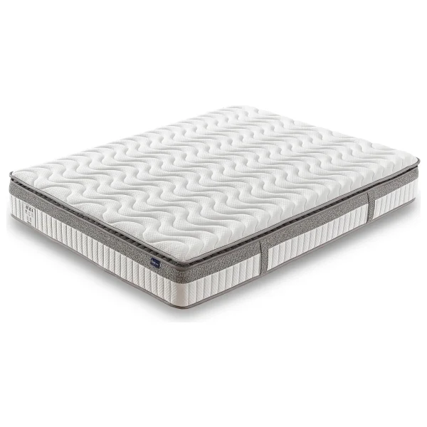 Cennet Yatak Aura Çift Kişilik Yatak Seti Baza Başlık Dahil Full Konfor Paketi - Antrasit - 160 x 200 cm - Görsel 9