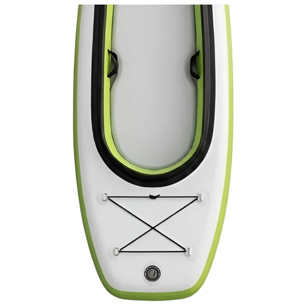 Rebuwo Kano ve Paddle Board Seti Ikisi Bir Arada Sup Board Şişme Kayak (Yeşil) - Görsel 6
