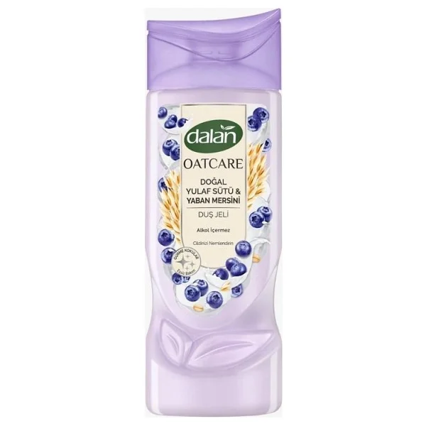 Dalan Oatcare Doğal Yulaf Sütü & Yaban Mersini 450 ml 4 Adet Duş Jeli - Görsel 2