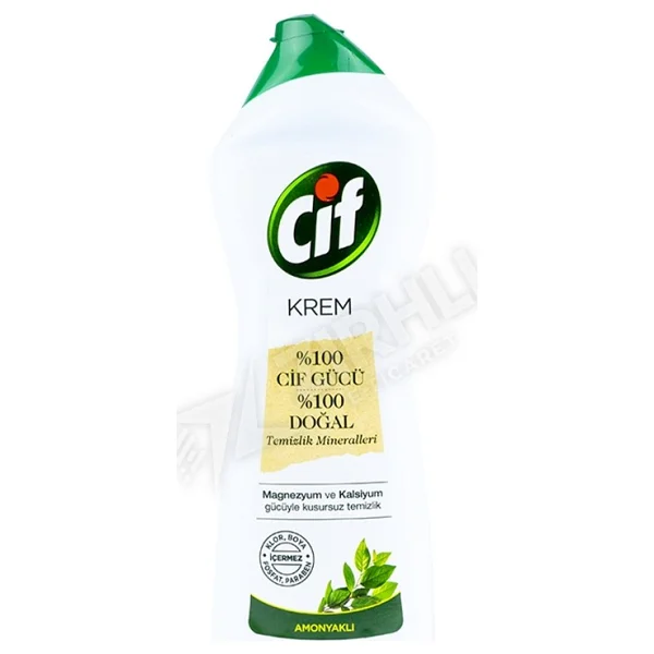 Cif Cleanboost Krem Temizleyici Amonyak 750 ml 4'lü - Görsel 2