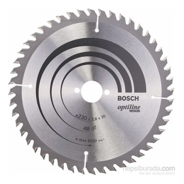 Bosch Optiline 2608640629 230x30 mm 48 Diş Ahşap Daire Testere Bıçağı - Görsel 2