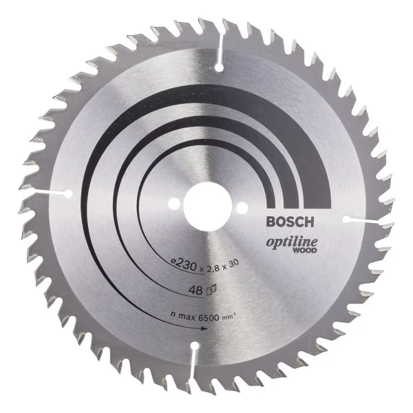 Bosch Optiline 2608640629 230x30 mm 48 Diş Ahşap Daire Testere Bıçağı - Görsel 3