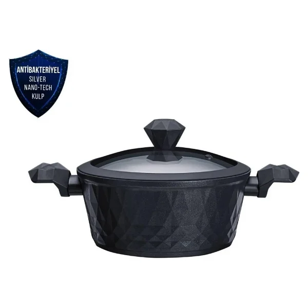 Karaca Biodiamond Antibakteriyel Kulp 20 cm tencere - Görsel 2