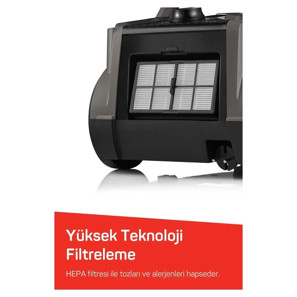 Arzum Focus Pro Cyclone AR4137 890 W Toz Torbasız Elektrikli Süpürge - Görsel 4