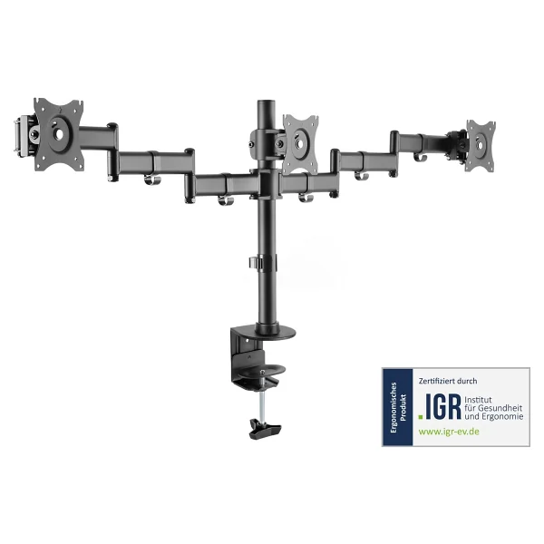 Digitus DA-90362 17-27 inç Üç Kollu Monitör Standı - Görsel 2
