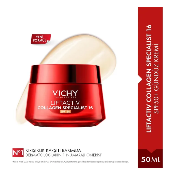 Vichy Liftactiv Collagen Specialist 16 SPF 50 50 ml Anti-Aging Krem - Görsel 5