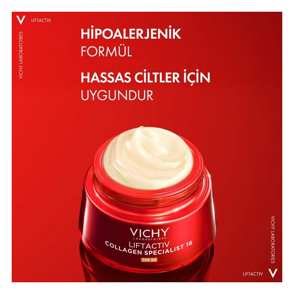 Vichy Liftactiv Collagen Specialist 16 SPF 50 50 ml Anti-Aging Krem - Görsel 9