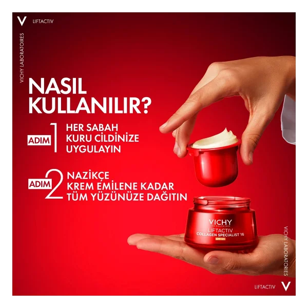 Vichy Liftactiv Collagen Specialist 16 SPF 50 50 ml Anti-Aging Krem - Görsel 10