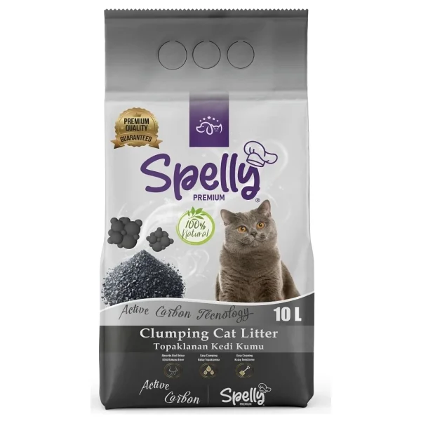 Spelly Premium Aktif Karbonlu 10 lt Kedi Kumu - Görsel 3