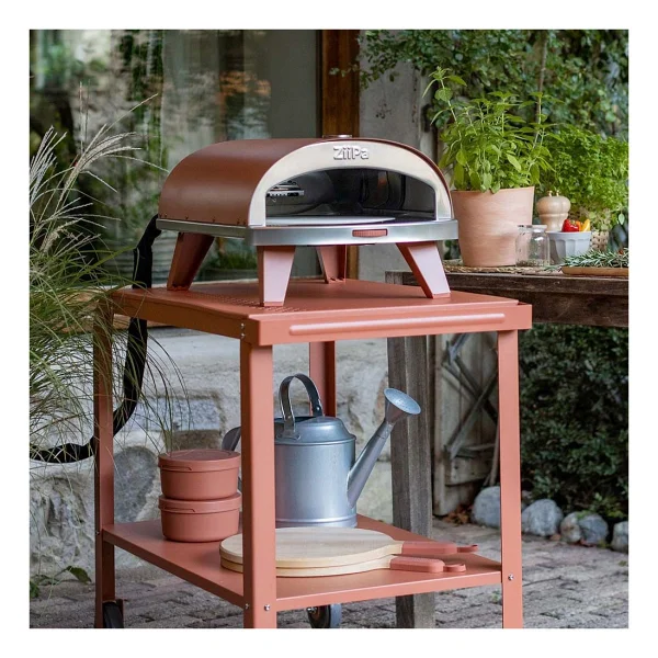 ZiiPa Piana Gazlı Pizza Fırını Terracotta - Görsel 9