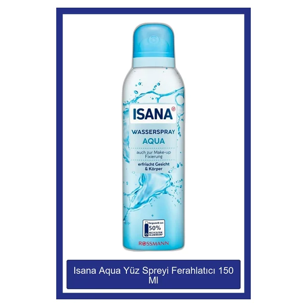 Isana Aqua Ferahlatıcı 150 ml Yüz Spreyi - Görsel 2