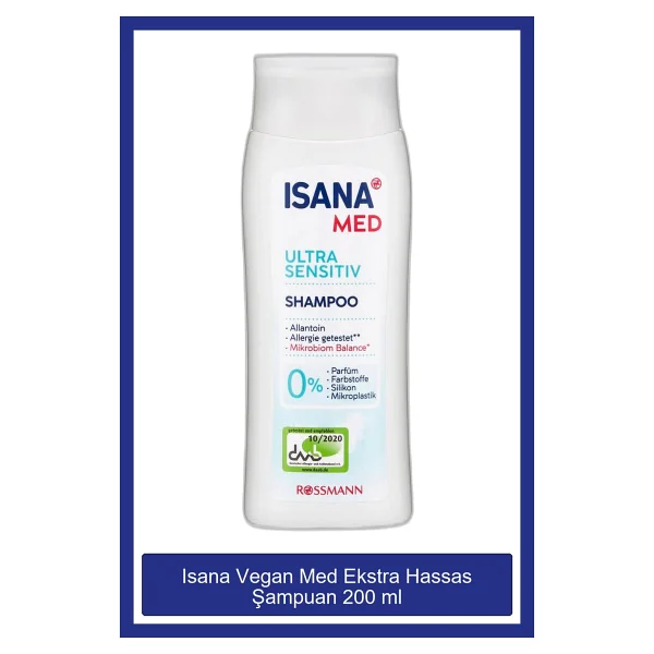 Isana Med Ultra Hassas Sampuan 200 ml - Görsel 3