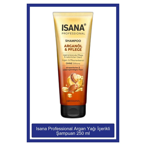 Isana Professional Yıpranmış Kuru Saçlar için Argan Yağlı Şampuan 250 ml - Görsel 4