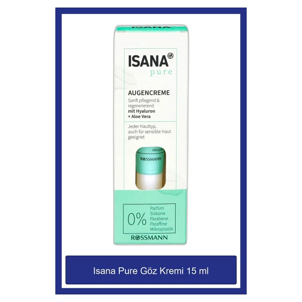 Isana Pure Göz Kremi 15 ml - Görsel 4