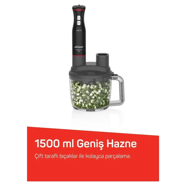 Arzum Starchef Pro AR1204 1800 W Blender Seti - Görsel 4