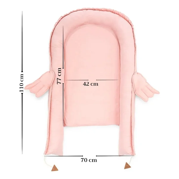 Wellgro Melek Kanatlı Oyuncak Barlı Babynest Pembe - Görsel 5