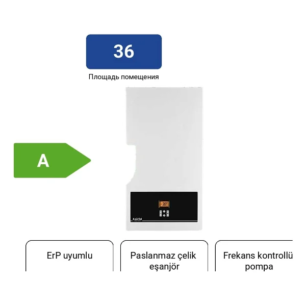 Airfel Digifel Premix 36 kW Tam Yoğuşmalı Kombi - Görsel 4