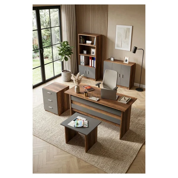 Yurudesign Vario ABCDE Ofis Büro Masa Takımı 3 Renk - Beyaz - Görsel 3