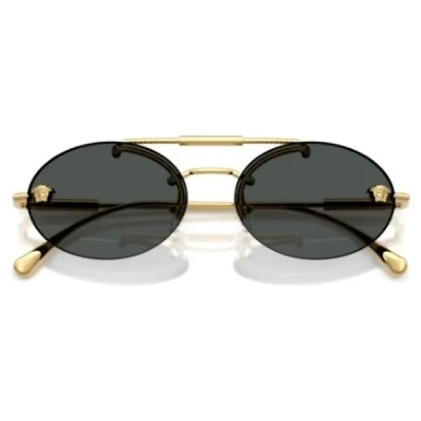 Versace VE2295 100287 Gold-Dark Grey Kadın Güneş Gözlüğü - Görsel 2