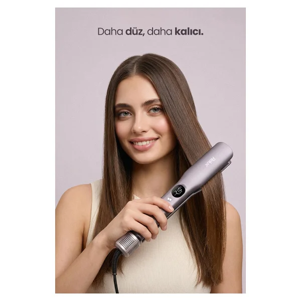 Relux RHS8900B Easystraight 3in1 Kahverengi Islak Kuru Saç Düzleştirici - Görsel 8