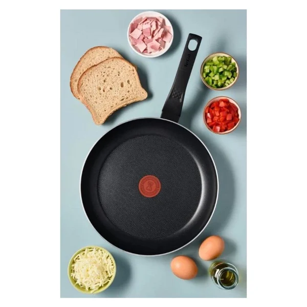 Tefal Titanyum 1X SimplyClean Difüzyon Tabanlı 24 cm Tava - Görsel 2
