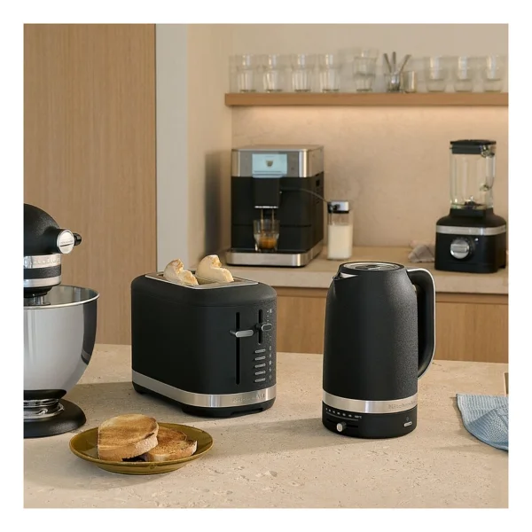 KitchenAid 5KEK1701EBK 2400 W Cast Iron Black 1.7 lt Kettle - Görsel 6