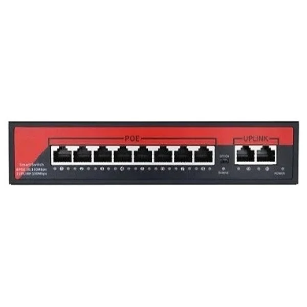 Ezcool EZ-08PSF-FG 8 Port 10/100/1000 Mbps Gigabit PoE Switch - Görsel 8
