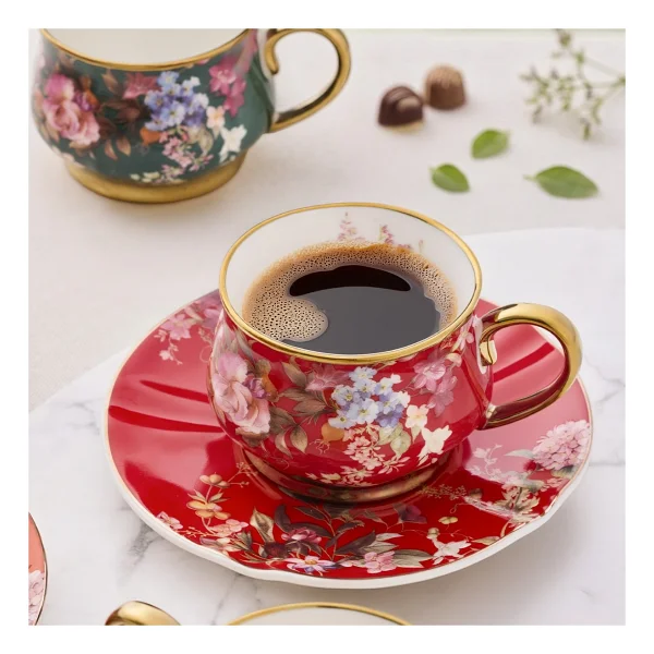 Aryıldız Lady 6 Kişilik Kahve Fincan Takımı - Görsel 3