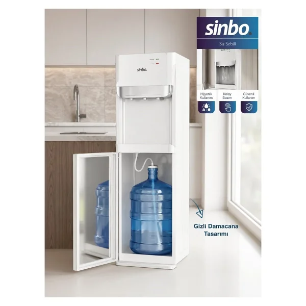 Sinbo SWD-6204 Gizli Damacanalı Su Sebili - Görsel 10
