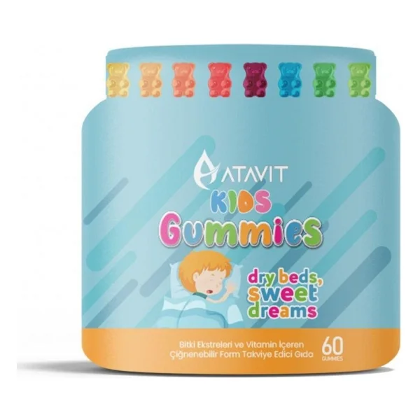 Atavit Kids Dry Beds Sweet Dreams 60 Gummies - Görsel 3