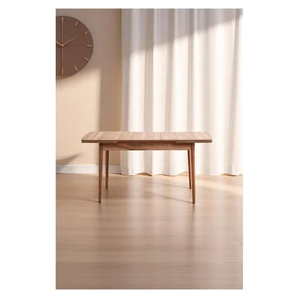 Kaktüs Avm Mutfak Masası Takımı 4 Kişilik Açılır Masa Sandalye Takımı Yemek Masası Masa Takımı - Krem - 80x132 - 80 x 170 - Görsel 2