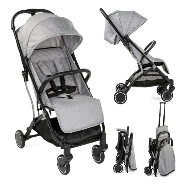 Chicco Trolley Me Light Grey Kabin Tipi Bebek Arabası - Görsel 4