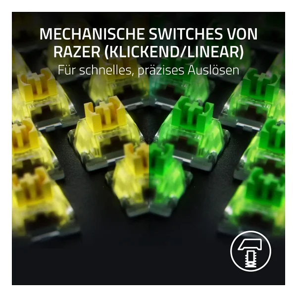 Razer BlackWidow V4 Pro US Layout RGB Yellow Switch Kablolu Mekanik Oyuncu Klavyesi - Görsel 2