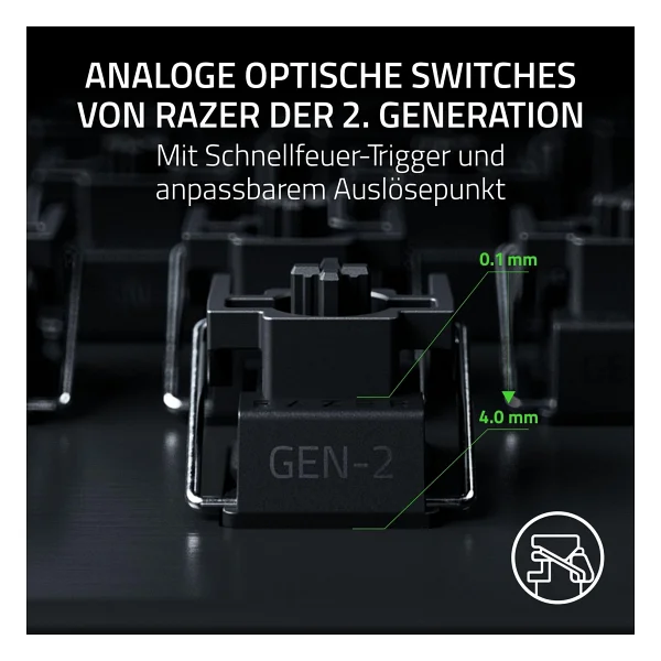 Razer Huntsman V3 Pro 8KHz RGB Analog Optical Switch Kablolu Mekanik Oyuncu Klavyesi - Görsel 2