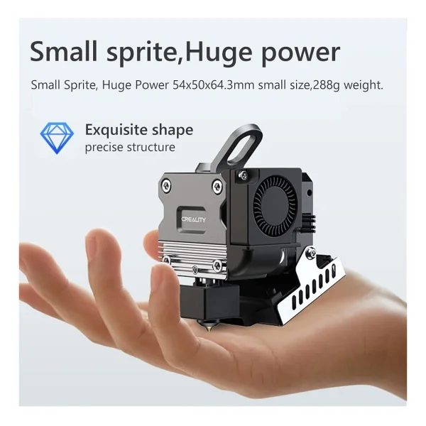 Creality 3D Resmi Sprite Extruder Pro Kiti Çift Dişli Beslemeli Tamamen Metal Tasarım 3,5:1 Ender 3, Ender 3 Pro, Ender 3 Max, Ender 3 V2 Için Dişli Oranı, Bl-Touch/cr-Touch'ı Destekler - Görsel 2
