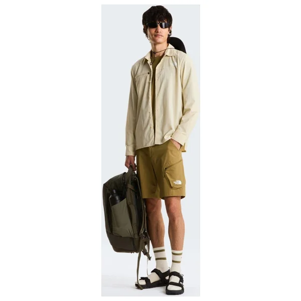 The North Face M Packable Long Sleeve Shirt Erkek Tişört NF0A8FTRDOM1 Gri-L - Görsel 2