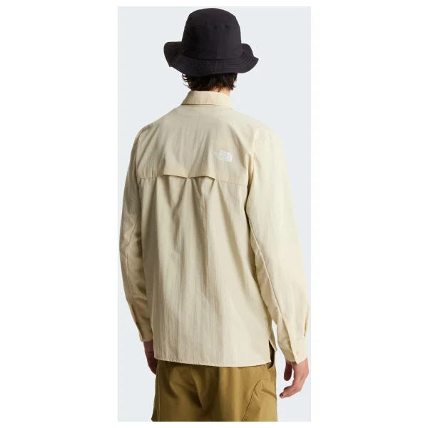 The North Face M Packable Long Sleeve Shirt Erkek Tişört NF0A8FTRDOM1 Gri-L - Görsel 3