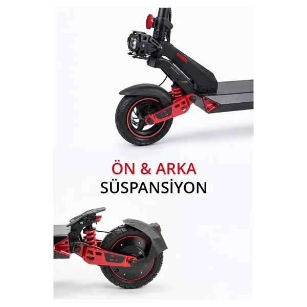 Piranha 5025 1000 W Elektrikli Scooter - Görsel 4