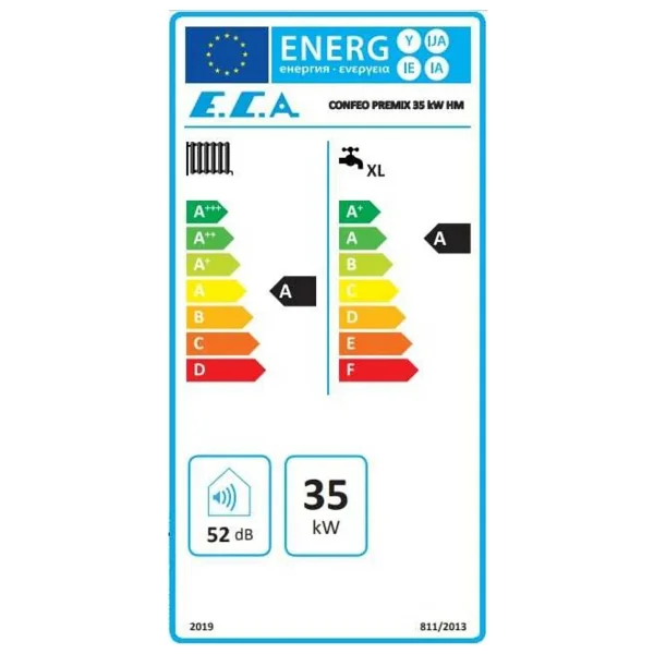 E.C.A. Confeo Premix 35 kW Hermetik Yoğuşmalı Kombi - Görsel 3