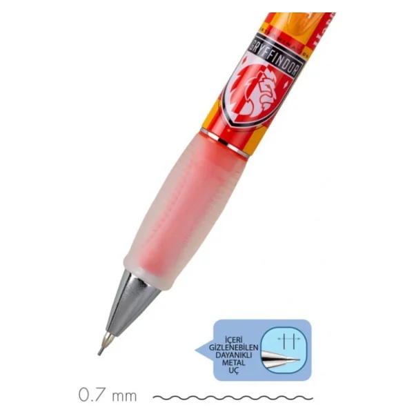 Serve Deep Harry Potter Gryffindor Damalı 0.7 mm Versatil Uçlu Kalem - Görsel 8