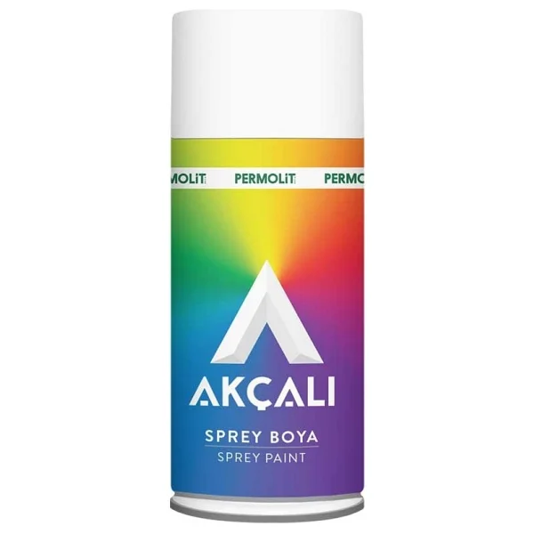 Akçalı 9016 400 ml Trafik Beyazı Sprey Boya - Görsel 5