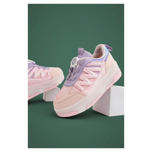 Muggo SKATE Çocuk Işıklı Patenli Tekerlekli Sneaker Spor Ayakkabı - Görsel 6