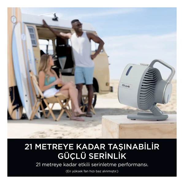 Shark Flexbreeze HydroGo Buharlı Dove Şarjlı Masaüstü Vantilatör - Görsel 5